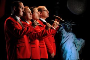 Tribute act New Jersey Boys performing