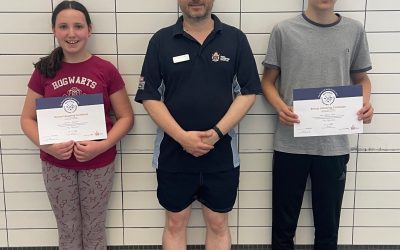 Eilidh and Luke complete Bronze Lifesaving Certificate